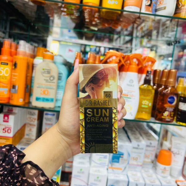 Crème Solaire DR·RASHEL SPF 60 – Anti-Âge