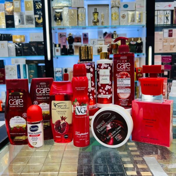 Coffret Beauté & Soin – Édition Grenade & Fleurs Rouges