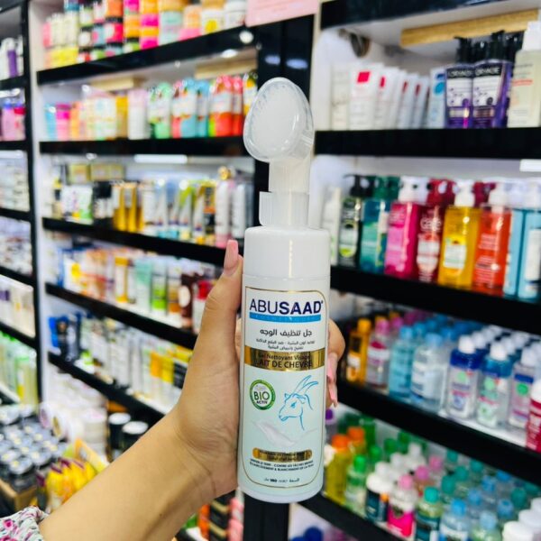 ABUSAAD Gel Nettoyant Visage au Lait de Chèvre – BIO