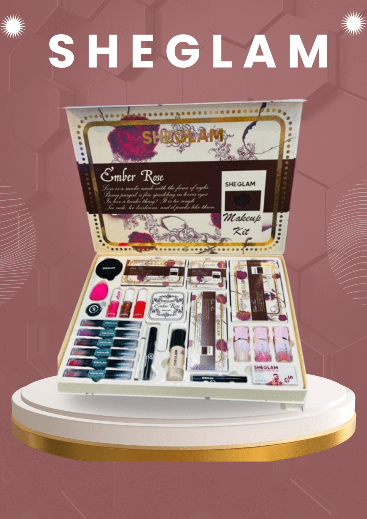 SHEGLAM – Ember Rose Makeup Kit – Image 1