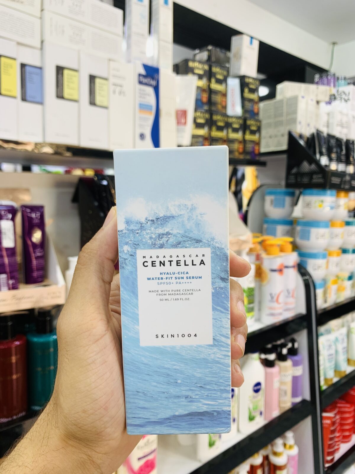 SKIN1004 – Centella Hyalu-Cica Water-Fit Sun Serum SPF50+ PA++++ – Image 1