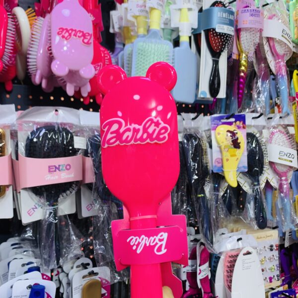 Brosse à cheveux Barbie – Design mignon avec oreilles 🌸