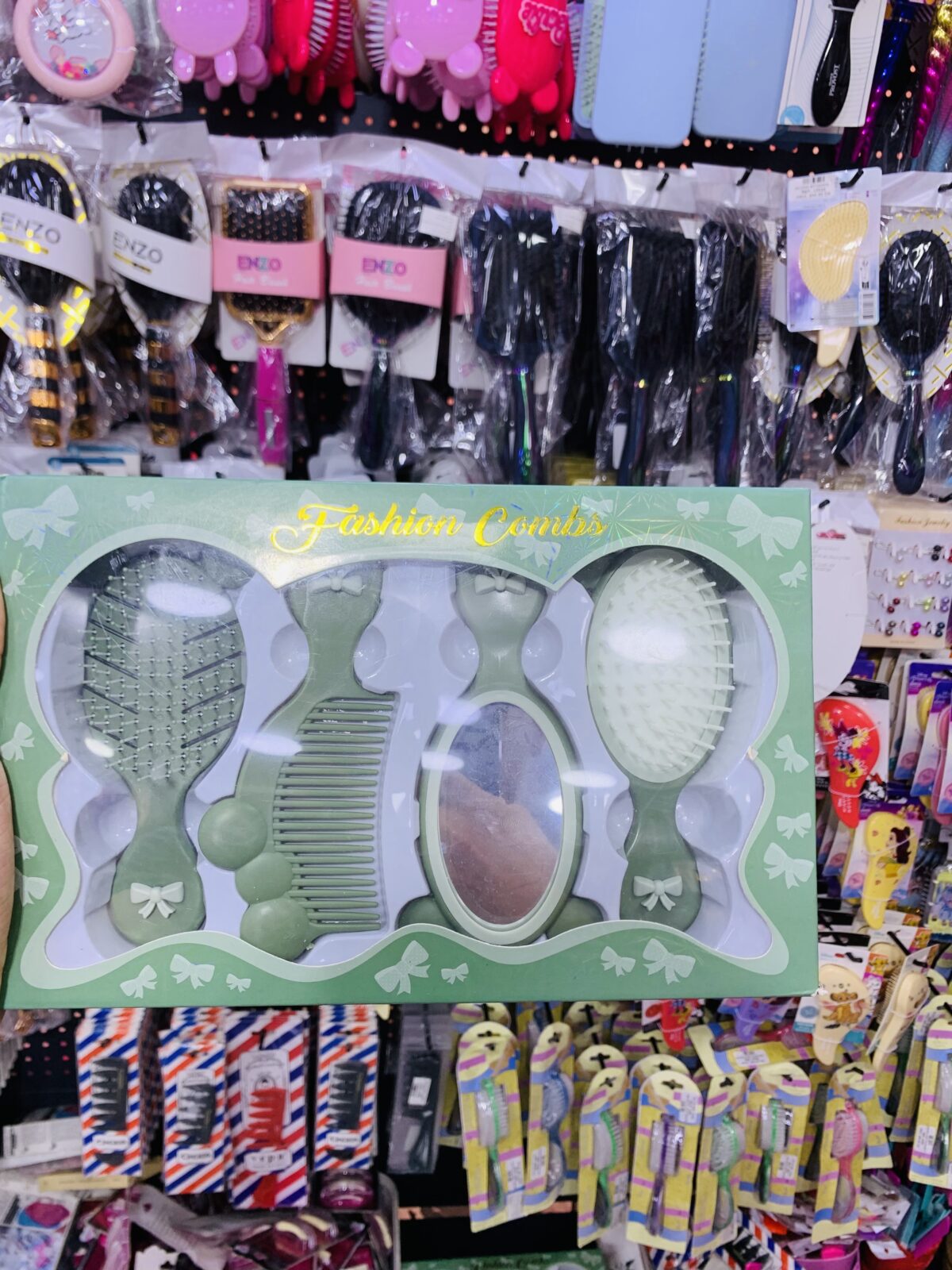 Coffret de Peignes & Brosses – 5 pièces élégantes – Image 1