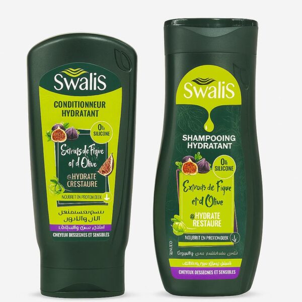 Swalis – Shampooing Hydratant & Conditionneur Hydratant