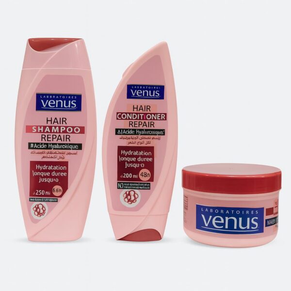 🔹 Laboratoires Venus – Gamme Hair Repair à l’Acide Hyaluronique