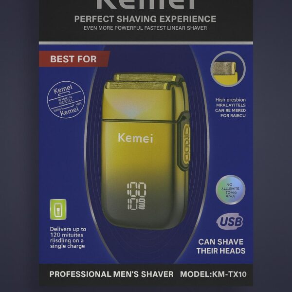 Tondeuse Électrique Professionnelle Kemei – Modèle KM-TX10