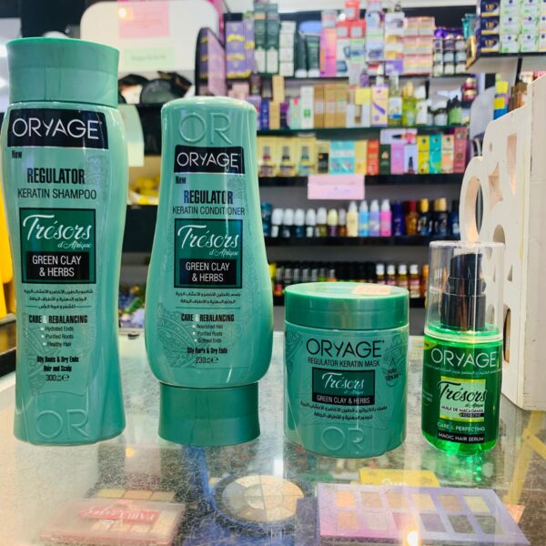 Pack Capillaire ORYAGE Trésors d’Afrique – Kératine, Argan & Camélia
