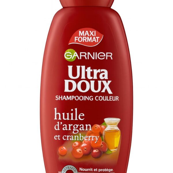 Garnier Ultra Doux – Shampooing Couleur Argan & Cranberry – 400 ml