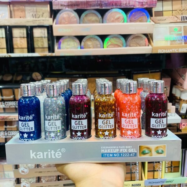 Gel Pailleté Fixateur de Maquillage – Karité