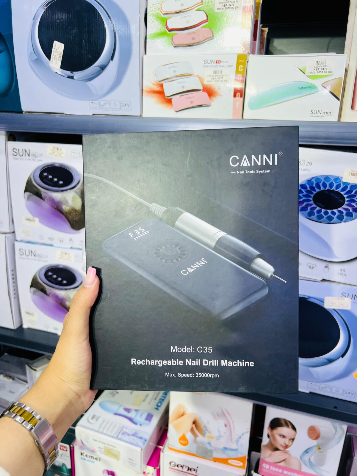 CANNI C35 – Ponceuse Électrique Rechargeable pour Ongles – Image 1