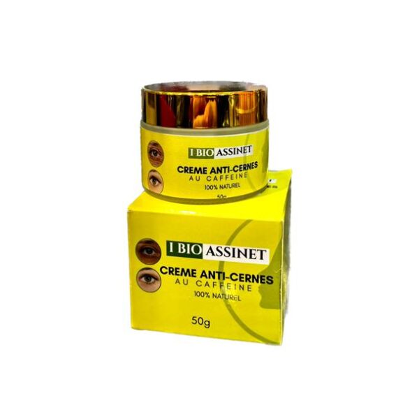 🌟 Crème Anti-Cernes I BIO ASSINET – 50g | À la CAFFEINE 🌟