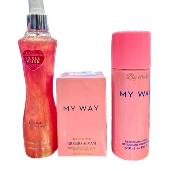 🌸💖 COFFRET PARFUMÉ FEMME – "MY WAY" & MUSK SENSUEL