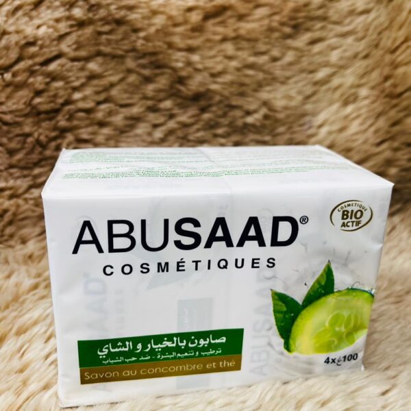 Savon ABUSAAD au Concombre & Thé  et au lait de chévre