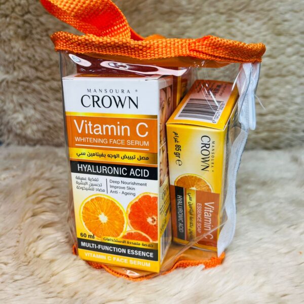 Coffret Visage – MANSOURA CROWN à la Vitamine C & Acide Hyaluronique