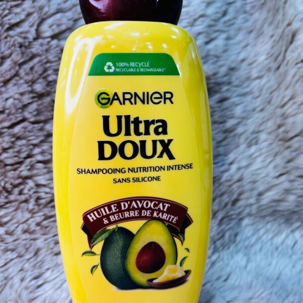 Shampooing Garnier Ultra Doux – Huile d’Avocat & Beurre de Karité