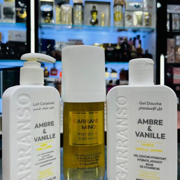 💛 Produits de soin GARRANSO – Collection Ambre & Vanille