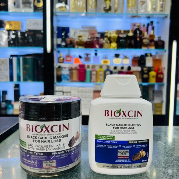 🧴 BIOXCIN Black Garlic Shampoo (Shampoing à l’ail noir) – 300 ml