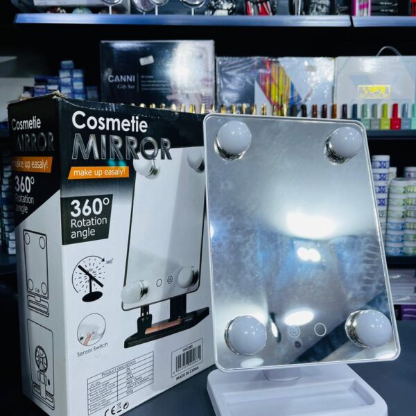 Cosmetic Mirror – Miroir LED à Rotation 360°