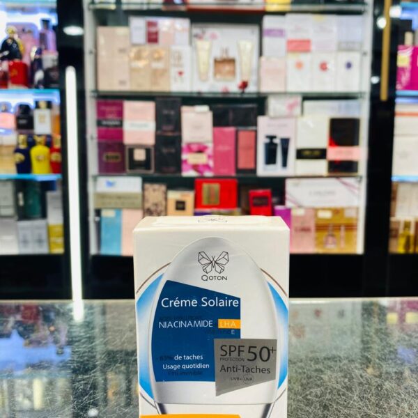☀ Qoton Crème Solaire SPF 50+ – Anti-Taches