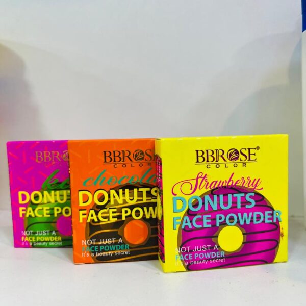 BBROSE Donuts Face Powder – Chocolate / Strawberry / Fruit