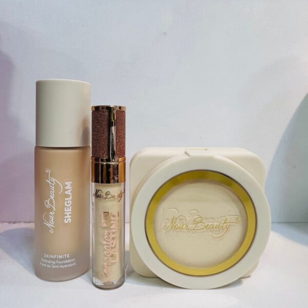 NOUR BEAUTY - SKINFINITE SET (FOUNDATION / CONCEALER / COMPACT POWDER)
