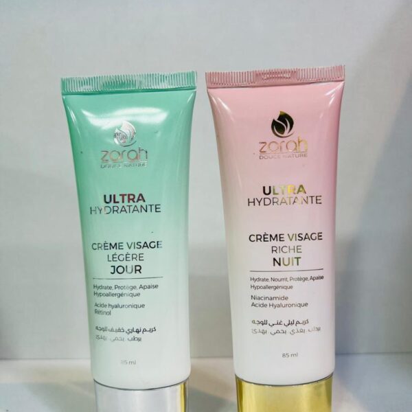 Zorah – Duo Crème Visage Ultra Hydratante Jour & Nuit