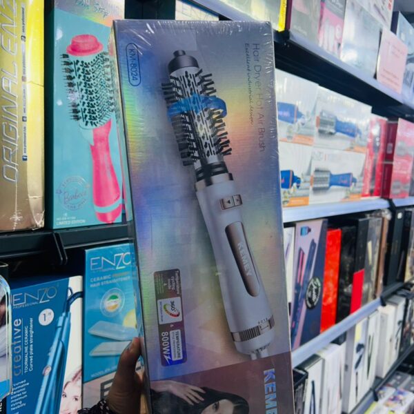 KEMEY – Brosse Chauffante Hot Air Brush 800W