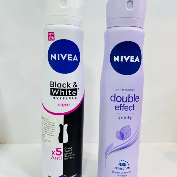 Nivea Déodorants – Black & White Invisible Clear + Double Effect