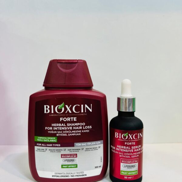 Bioxcin Forte – Shampooing & Sérum Anti-chute Intensif