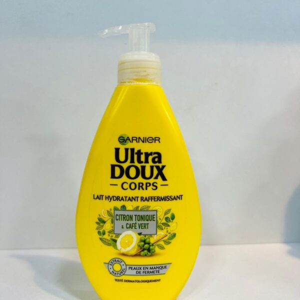 Garnier Ultra Doux Corps – Lait Hydratant Raffermissant (Citron & Café Vert)