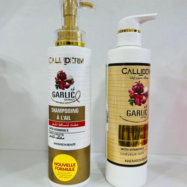 Calliderme Shampooing et Après-Shampooing à l’Ail & Vitamine E