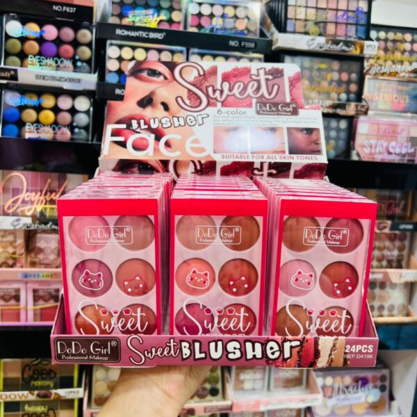 PALETTE 6 COULEURS – BLUSH & BRONZER